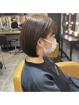 ロンド ルージュ 銀座店(Lond rouge) ボブスタイル 耳掛けボブ