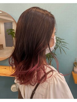 ベラ(Bella) 【Bella吉祥寺】かき上げヘア/ピンクグラデーション