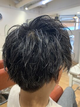 ノア 北山(NOA) ツーブロックマッシュの束感ショートMEN’S HAIR8