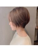 前髪あり大人ショートボブ20代30代40代 HACCH