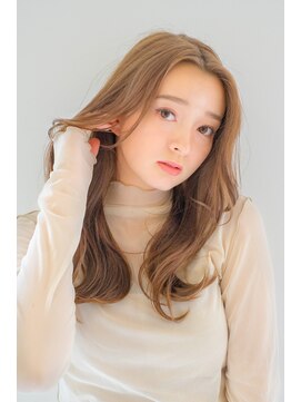 ガリカ 横浜(Gallica) 大人可愛いゆるふわ無造作ウェーブ/センターパート/くびれカール