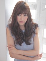 メゾンシルク(Maison Cirque.)&nbsp;大人キレイ　小顔ひし形シルエットフェザーロング