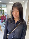 ロング/顔まわりレイヤー/ワンカール仕上げ/夏目寧々