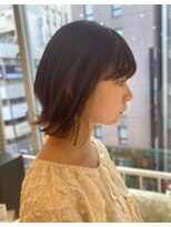 アロマ ヘアルーム 池袋店(AROMA hair room) 外ハネ×くびれ×イヤリングカラー/池袋/池袋東口