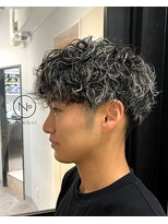 ナンバー アリア 三軒茶屋(N° aria)&nbsp;《三軒茶屋 N°aria》ホワイトメッシュパーマ