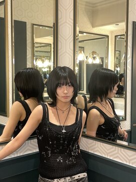 サンド 鹿児島中央(sand) @sei___sandインナーカラー/ウルフカット/鹿児島中央駅