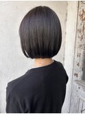 【表参道　roijir】グレーブラックカラー×伸ばしかけボブ