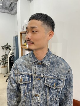 パープル 自由が丘(purple) フェザーパーマ/クロップフェード/スパイキーショート/自由が丘