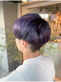 メンズダブルカラー×バイオレット