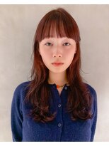 アオイ(aoi.)&nbsp;【ロング/ピンクブラウン/顔周りカット/２０代/福岡薬院】