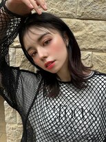 アース 調布店(HAIR & MAKE EARTH)&nbsp;シースルー×外ハネミディ