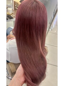 スタイル 横浜(STYLE) 【担当　金光】ダブルカラー/１ブリーチ/中明度/ピンク/