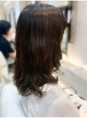 本八幡×アディクシーカラー×ブリーチなしカラー×パーマ