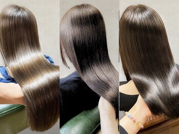 ヘアーハピネス ハート(hair happiness heArt)の写真/一人ひとりの髪質に合わせて内側から美しい髪に！【自分史上最高のサラサラ髪へ】/髪質改善/縮毛矯正