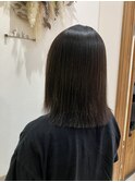 青森 八戸 ミディアム×縮毛矯正　10代 20代 30代 40代