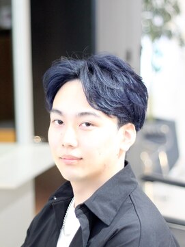 クリュウゲート 三鷹店(KURYU GATE) センターパート×ブルーブラック[三鷹]