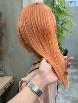 ギークス(GEEKS)&nbsp;【GEEKS渋谷】オレンジ/秋カラー/ケアブリーチ/ハイトーン/20代