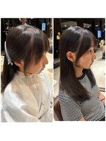 アンジュレーブ(AngeReve)&nbsp;前髪カット・顔周りカットで大変身★レイヤーカットお任せ下さい