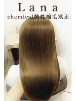 ラナ 天神今泉(Lana)&nbsp;Lana シルクグロス酸熱縮毛矯正　ジュエルカラー