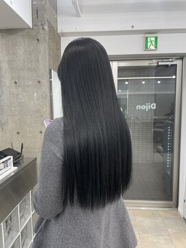 ディジョン 自由ヶ丘(Dijon) 韓国顔まわりレイヤーカットグレージュオリーブベージュブラウン