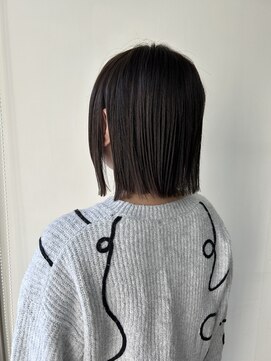 切りっぱなしボブ