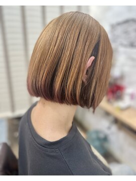 ラウラアンドロー(LAURA&RO) ミルクティーベージュダブルカラーインナーカラーケアブリーチ