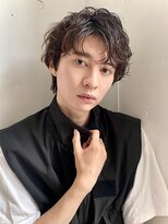 フィルムス 銀座(FILMS) men’s/顔周り/ニュアンスパーマ/黒染め/韓国/ダウンパーマ