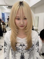 アイトーキョーエス 渋谷(AI TOKYO S) 着物ヘア/ダークアッシュ/ミディアムレイヤーカット/渋谷