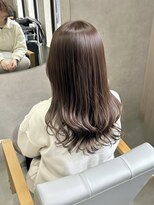 ヌーク(nook.) 着物ヘア/ダークアッシュ/ミディアムレイヤーカット/佐賀駅
