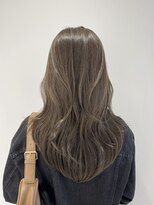 ムード(MOOD,)&nbsp;イメチェン/ピンクベージュ/アンブレラカラー/前髪/銀座駅