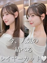 ロンド メリー 大宮(Lond merry)&nbsp;韓国顔周り/ハイレイヤーカット/ワンホンレイヤー/大宮