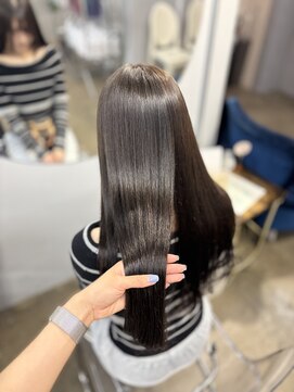 リラクオーレ 三宮 元町(LIRA CUORE) オリーブグレージュ×髪質改善縮毛矯正