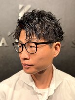 バーバークラシックス(BARBER CLASSICS)&nbsp;緩ツイストアップバングショート/スパイキーショート/メンズヘア