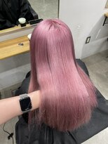 リグ 横浜(Lig.) ピンクカラーピンクヘアーブリーチダブルカラーハイトーン横浜駅