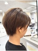 ショートカット、丸みショート、お手入れ簡単お伝えします