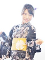 ヘアーサロン ラフリジー(Loufreasy)&nbsp;浴衣でお着物風に可愛くアレンジ