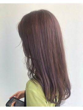 ヘアメイク オブジェ(hair make objet) 韓国スタイル パープルカラー