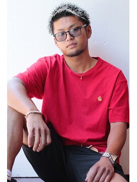 アイリーヘアデザイン(IRIE HAIR DESIGN) 【IRIE HAIR赤坂】フェードスタイル×ブリーチ×刈り上げ