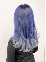 エイト 池袋店(EIGHT ikebukuro)&nbsp;【EIGHT 池袋】ネイビーブルー×シルバーアッシュ２