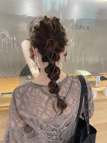 ローレン(LOREN)&nbsp;【LOREN】結婚式お呼ばれヘア