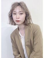 アンサム 経堂店(UNSOME)&nbsp;ハイトーンボブ/ニュアンス巻き