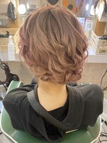 ヘアメイク エンカレッジ(HAIR MAKE encourage)&nbsp;ボブアレンジ☆サイドアップ
