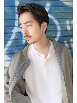 ケアリー 武蔵小杉(Carelly) メンズアップバング×束感ショートマッシュ