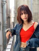 オースティン 流山おおたかの森(AUSTIN) 大人かわいい前髪セシルカットココアブラウンフリンジウェーブ