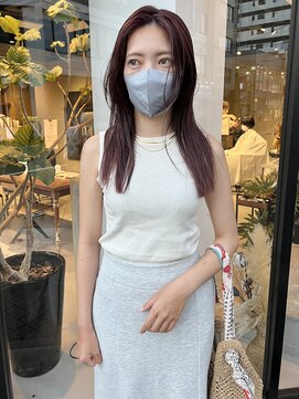 ヘアー アイス ルーチェ(HAIR ICI LUCE) 秋カラーでレッドブラウン/落合