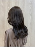 【ナチュラルベージュ】×セミロング
