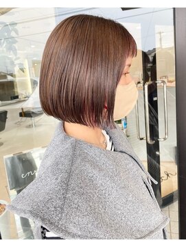 エンリッチヘア(enrich hair) 切りっぱなしボブ