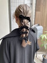 カグヤヒメ ドゥイ(kaguyahime doui)&nbsp;ツインポニーリボンアレンジ