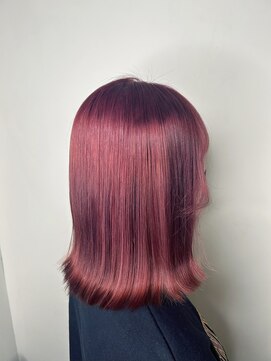 ヘアデザイン エソラ(hair design esora) ガーネットレッド