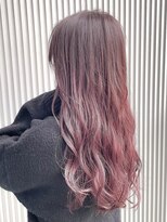 リベラ(LIBERA) ★くびレイヤー小顔エモージュ秋カラー韓国ヘアピンクベージュ